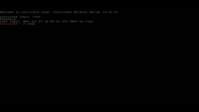 Calculate Linux Scratch Server 14.16.2 : Installation and presentation смотреть онлайн