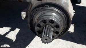 Ремонт ступицы carraro. передний мост Volvo, Terex.