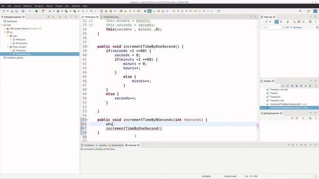 #019 java OOP Timer example - جافا مثال المؤقت смотреть онлайн