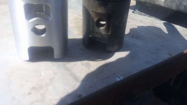 Кованный поршень для мотоцикла иж планета 5 и кольца от тойоты!!! смотреть онлайн