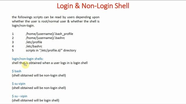 63-What is Login Shell in Linux | What is Non-Login Shell in Linux | Critical Files in Linux смотреть онлайн