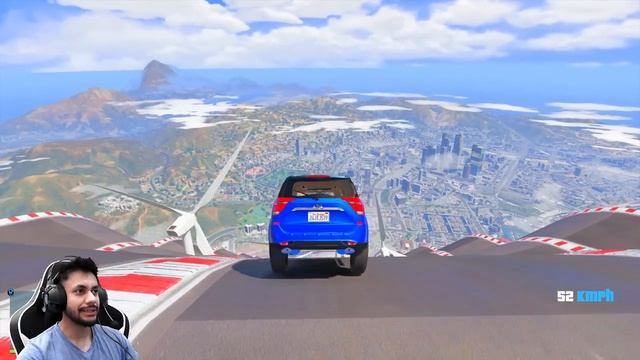 Which Indian Car Can Complete This Mega BLENDER ramp GTA 5 смотреть онлайн