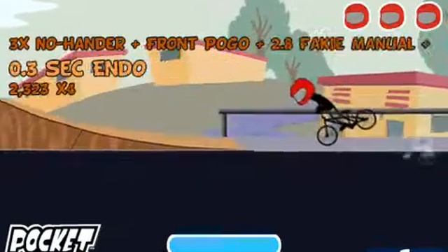 Pocket BMX School Timed Run 40,436 Points Replay смотреть онлайн