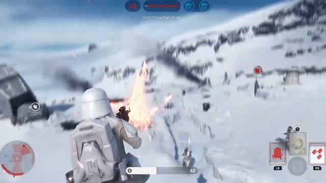 Star Wars Battlefront Single Player Walker Assault Game play Part One смотреть онлайн
