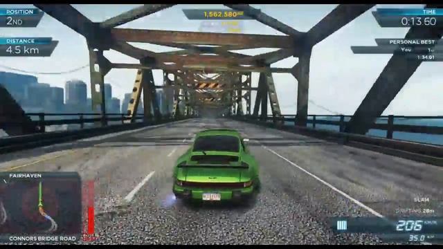 NFS Most Wanted 2012:Gameplay | Porsche 911 Turbo 3.0 All Races (PC HD)