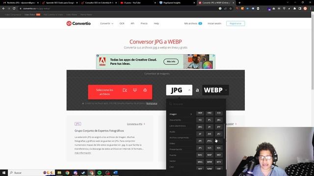 ?Tu Sitio Web MÁS RAPIDO con WEBP Optimiza tus imágenes? смотреть онлайн