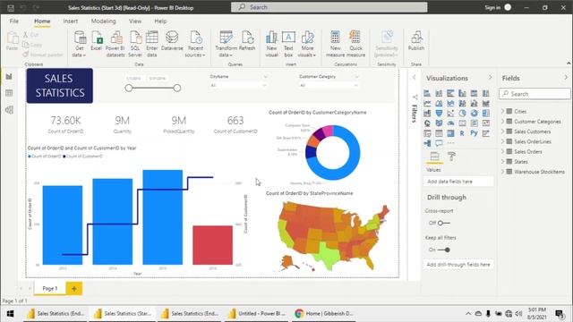 Get Started with Power BI | The Complete Microsoft DA-100 Exam Series Episode 1 смотреть онлайн