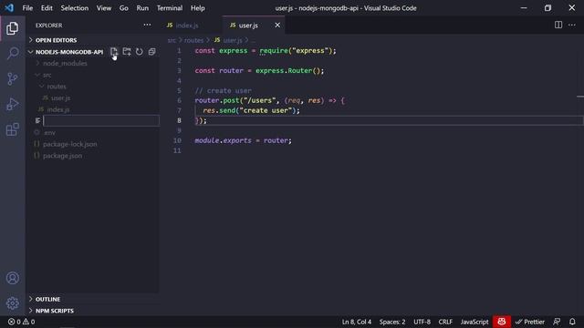 API REST, Node js & MongoDB Atlas, Express | CRUD смотреть онлайн