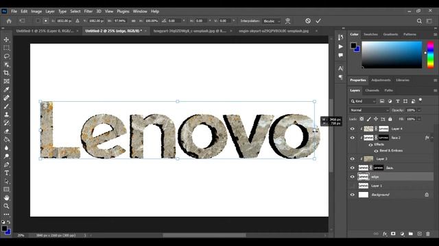 Step-by-Step Guide: Stone Text Effect in Photoshop смотреть онлайн