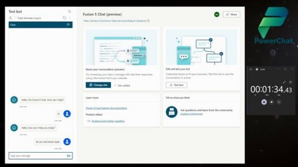 Conversational AI with GPT in Power Virtual Agents