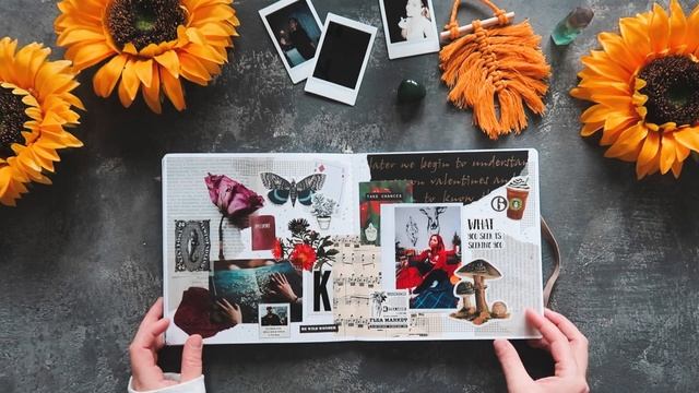 Обзор блокнота с коллажами | Creative Journaling смотреть онлайн