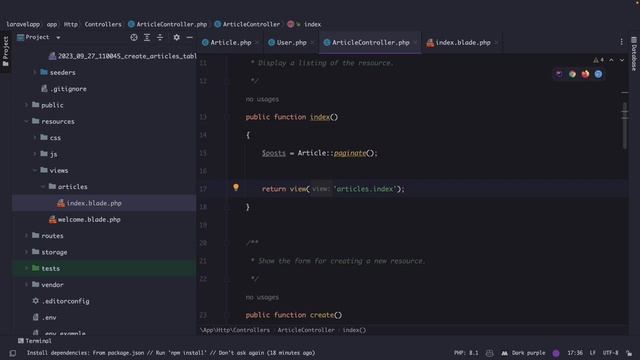 Learn Laravel Basics for Absolute Beginners - How Much Laravel Can You Learn in 1 Hour? смотреть онлайн