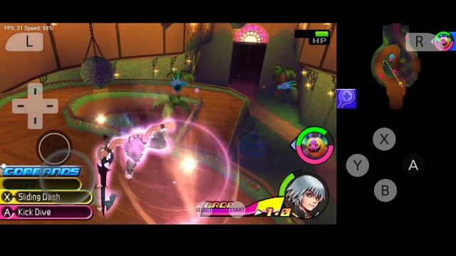 Kingdom Hearts 3D: Dream Drop Distance Citra 3DS Emulator on Android смотреть онлайн