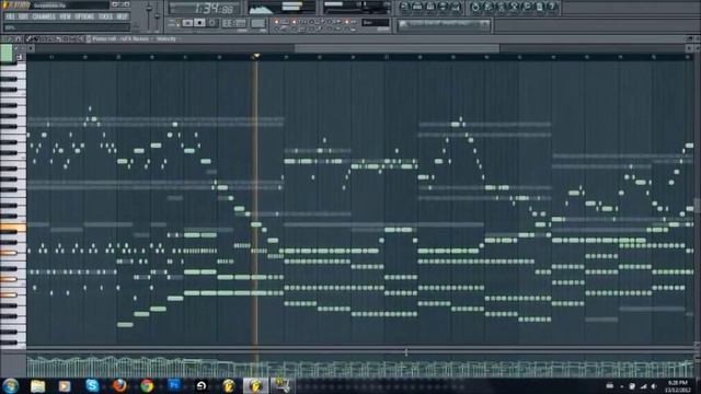 Moody FL Studio Piano Composition (2k views = scores) смотреть онлайн