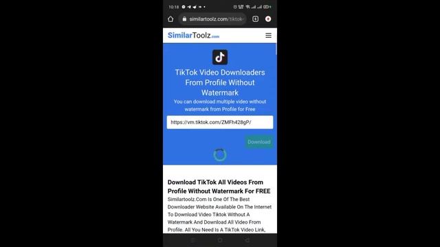 Download All Video TikTok In Profile Without Watermark On Mobile Phone смотреть онлайн