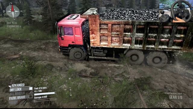 MudRunner - F2000 Dump Truck Off Road Driving смотреть онлайн