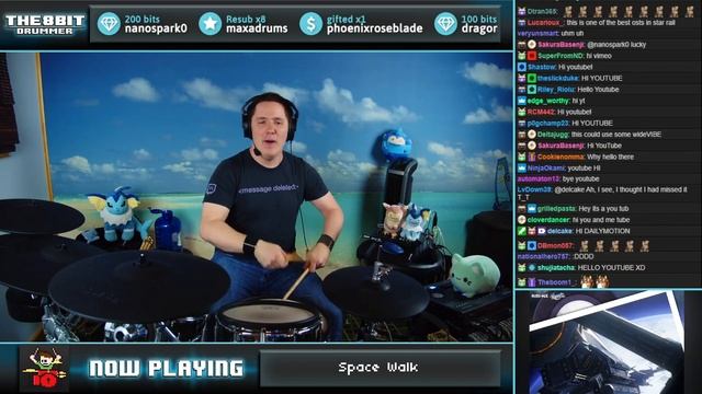 The8BitDrummer plays "Space Walk" | Honkai: Star Rail смотреть онлайн
