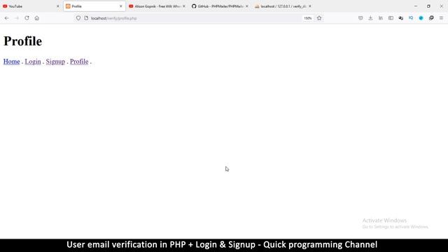 User email verification in PHP + Login & Signup | source code included | Quick programming tutorial смотреть онлайн