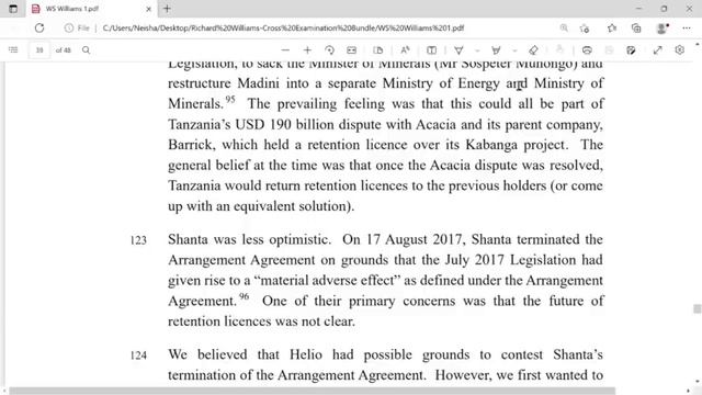 Winshear Gold Corp. v. Tanzania (ARB/20/25) - Hearing Day 2 - Video 1 смотреть онлайн
