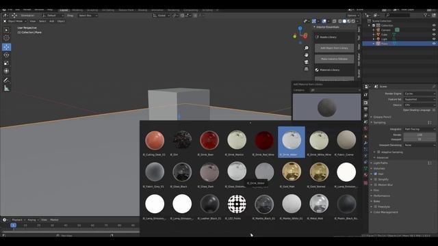 BLENDER 2.8x - INTERIOR ESSENTIALS ADDON!