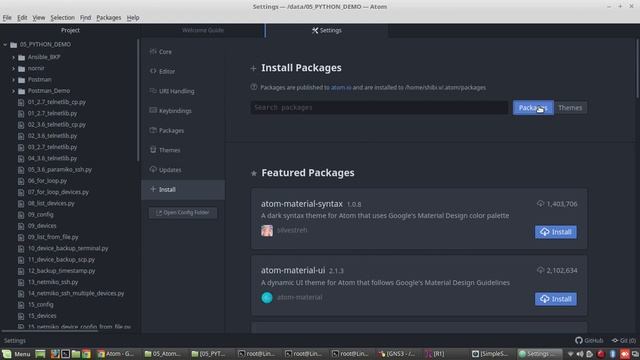 ATOM Python IDE Setup |Part 1/2| For Network Engineer's Python Development | VirtualEnvironment смотреть онлайн