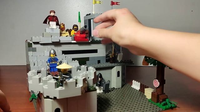Моя Лего самоделка. Замок для рыцарей. Крепость для рыцарей.??⚔️ смотреть онлайн