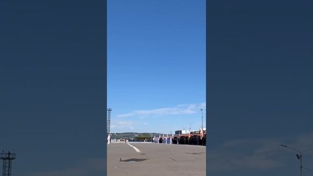 Видео парада кораблей за 30 секунд Североморск на День Военно-морского флота! 30 июля 2023 г. г. смотреть онлайн