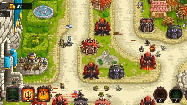 Kingdom Rush Vengeance: Level 17 - Denas's Castle (Iron Challenge) IOS Gameplay Walkthrough (HD) смотреть онлайн