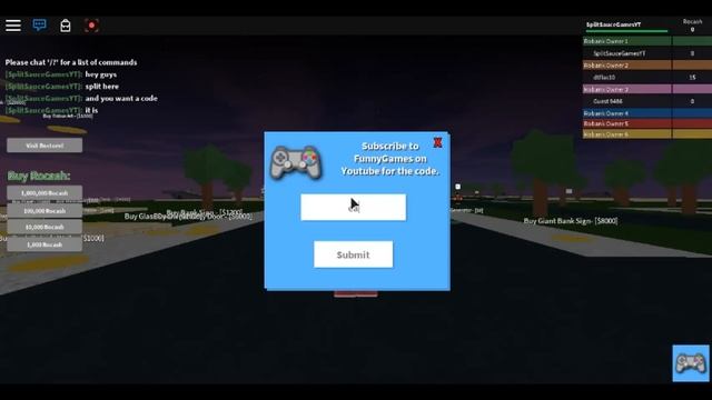 Bank Factory Tycoon code I ROBLOX CODE смотреть онлайн