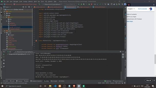 Android - Firebase Google Auth смотреть онлайн