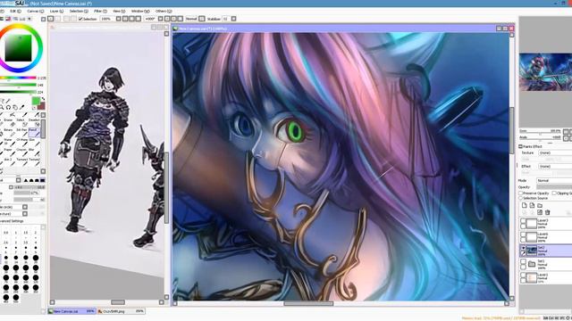 Nicoism Speed Paint #21: Final Fantasy XIV Fan Art 4 [Paint Tool Sai] смотреть онлайн