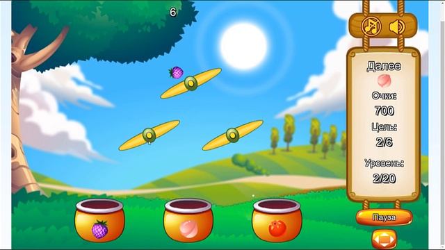 РАЗВИВАЮЩАЯ ИГРА ДЛЯ МАЛЫШЕЙ Собери Фрукты (Fruit Collector)