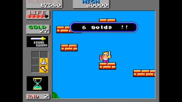Wonder Boy in Monster Land {Sega} - [1987] - Game Play смотреть онлайн