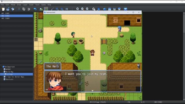 RPG Maker MZ Tutorial #5 - Teleport, Priorities and Trigger! смотреть онлайн