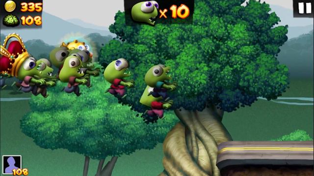 Bird-Bomb & Royal Crown (108 Brains) - Zombie Tsunami #1 | Eftsei Gaming смотреть онлайн
