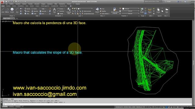 Pendenza 3d Face V00 - Programming - AutoCad programmare in VBA - DOWNLOAD FREE MACRO смотреть онлайн