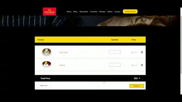 Diva Maharashtracha - Order Online Page | Checkout | E commerce Web Portal - Restaurant смотреть онлайн