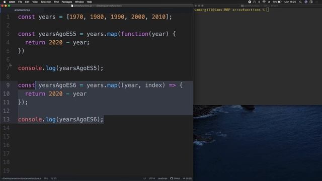 Learn how and when to use Arrow functions in JavaScript смотреть онлайн