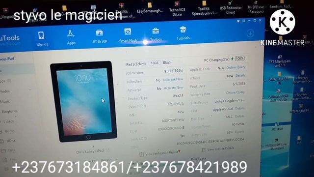 Ipad 2 Free One Click ICloud Bypass On IOS 9 3 5A1395,A1396,1397 On Jailbreak IRemove Tool