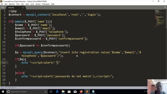 6. Registration and Login System using PHP and MySQL Database смотреть онлайн