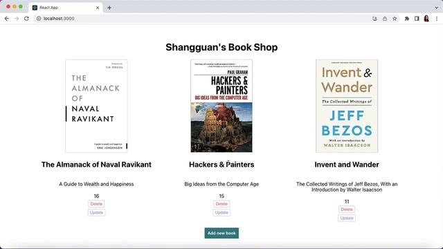 CRUD Bookshop Project using React.js and MySQL смотреть онлайн