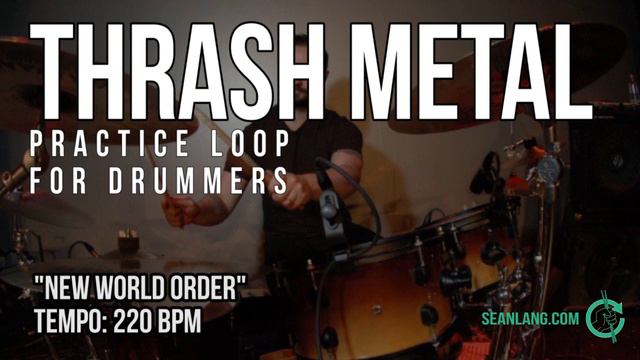 Thrash Metal - Drumless Track For Drummers - 