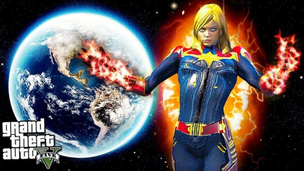 КАПИТАН МАРВЕЛ ДВИГАЕТ ПЛАНЕТУ В МСТИТЕЛИ В ГТА 5 МОДЫ! ОБЗОР МОДА В GTA 5! ИГРЫ ГТА ВИДЕО MODS