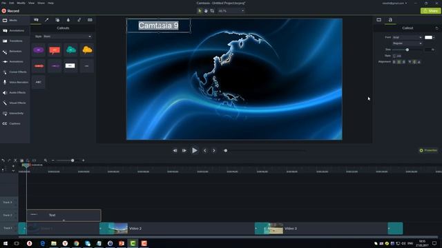 Мое первое видео. Camtasia 9. Занятие 2 (2) - Поведение смотреть онлайн