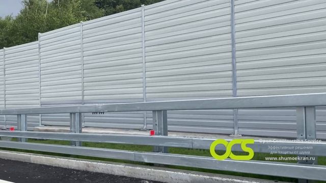 Шумозащитный экран на МКАД смотреть онлайн