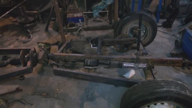 Вездеход на пневматиках своими руками 4. Купил двигатель. смотреть онлайн