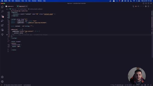 Tauri Development - Menu Item Events смотреть онлайн