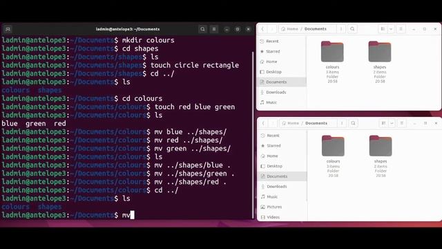 Introduction to Linux - How to Move & Rename Files and folders смотреть онлайн