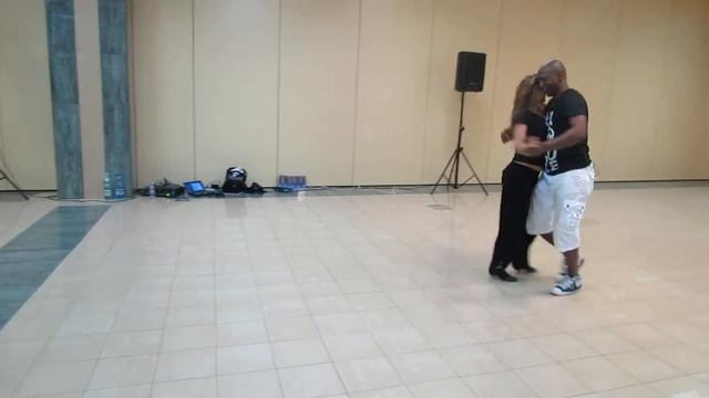 Zouk class Gilson Damasco & Natasha Terekhina on Bachaturo 2013 смотреть онлайн