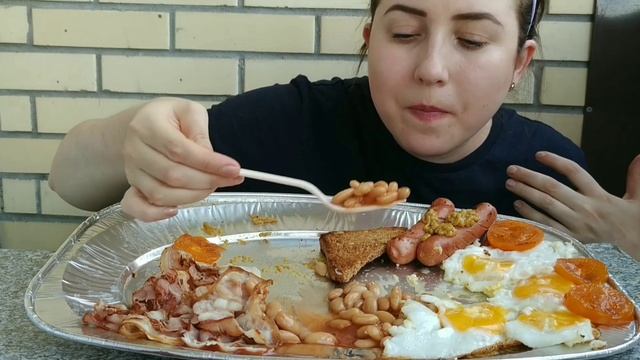 3000ккал ЗА РАЗ АНГЛИЙСКИЙ ЗАВТРАК | 3000 Calorie English Breakfast |Eeating show | 먹방 смотреть онлайн
